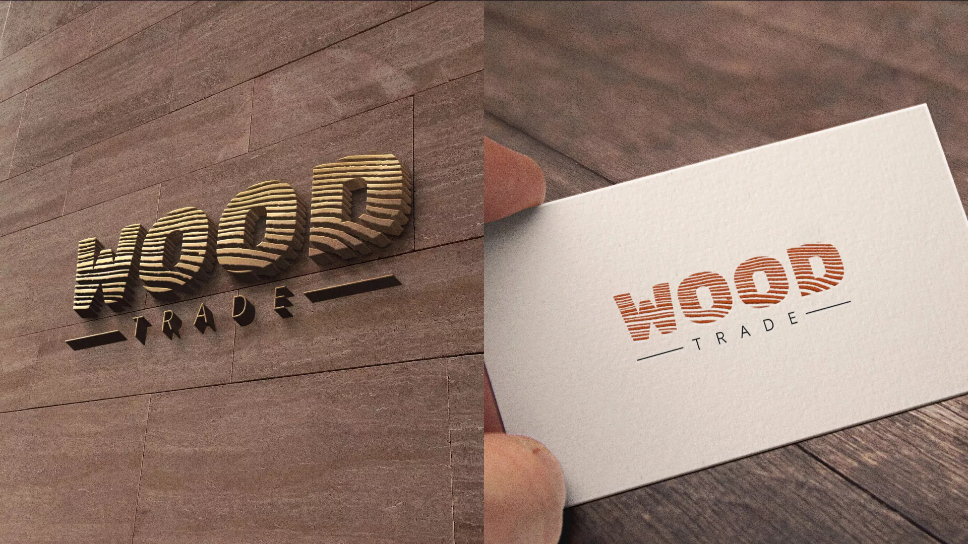 Разработка логотипа для компании «Wood Trade» в Гусиноозёрске